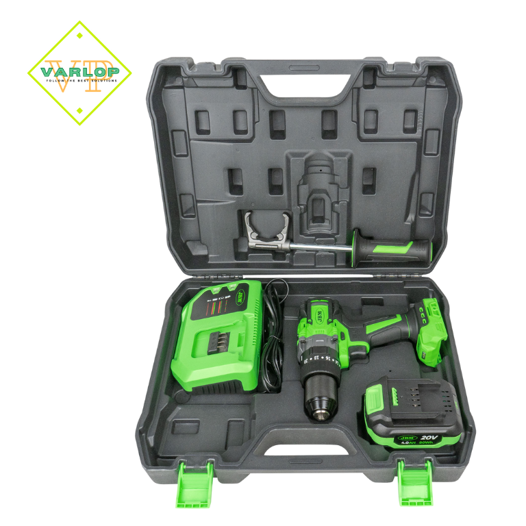 FURADEIRA PERCUTORA SEM FIO DE 2 VELOCIDADES COM CAIXA