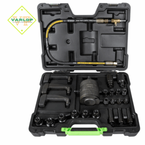 EXTRATOR PNEUMÁTICO DE INJETORES DE COMBUSTÍVEL COM ADAPTADORES E GARRAS DE EXTRACÇÃO