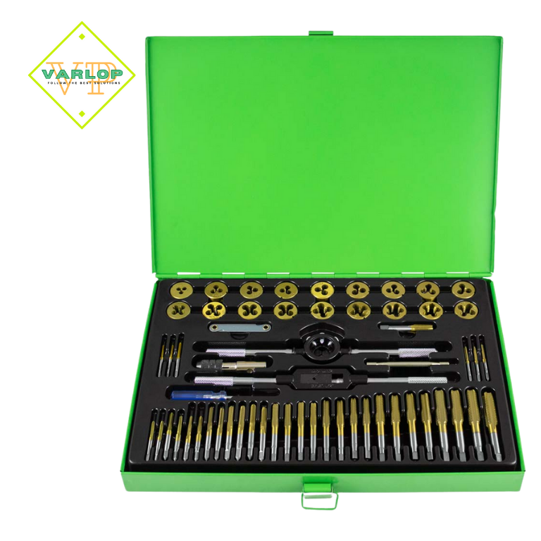 KIT FERR CORTE 58P. MACHOS E CAÇONETES RECOBERTAS DE TITÁNIO