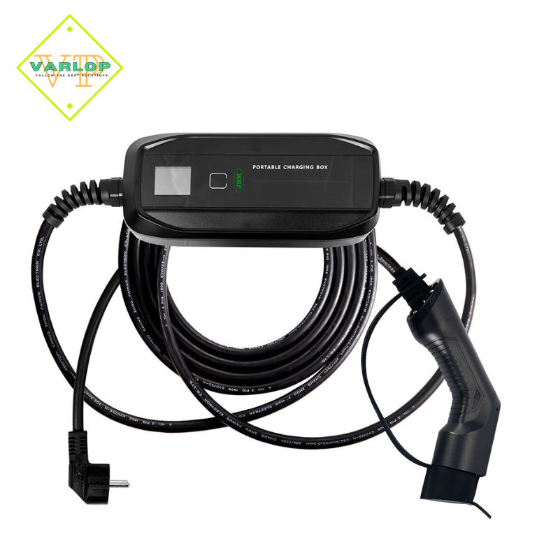 CARREGADOR PORTÁTIL 16 A MONOFÁSICO, COM CABO DE CARGA TIPO 2